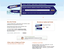 Tablet Screenshot of encontrapontal.com.br